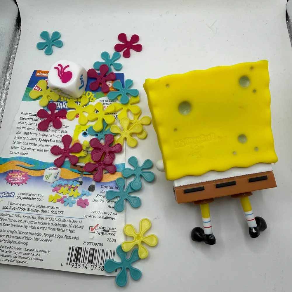 SpongeBob SquarePants Stinky Pig Electronic Game PlayMonster Nickelodeon 2018